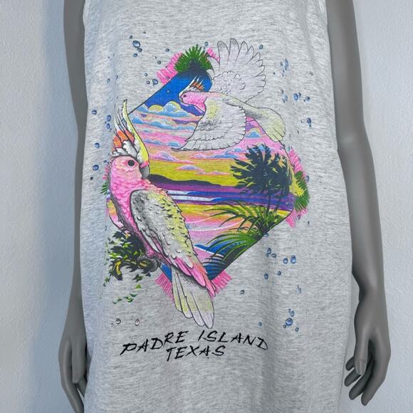 Vintage 90s Souvenir Nightshirt Bundle Two Lot Tank Cotton Sleep Shirt - Picture 6 of 9